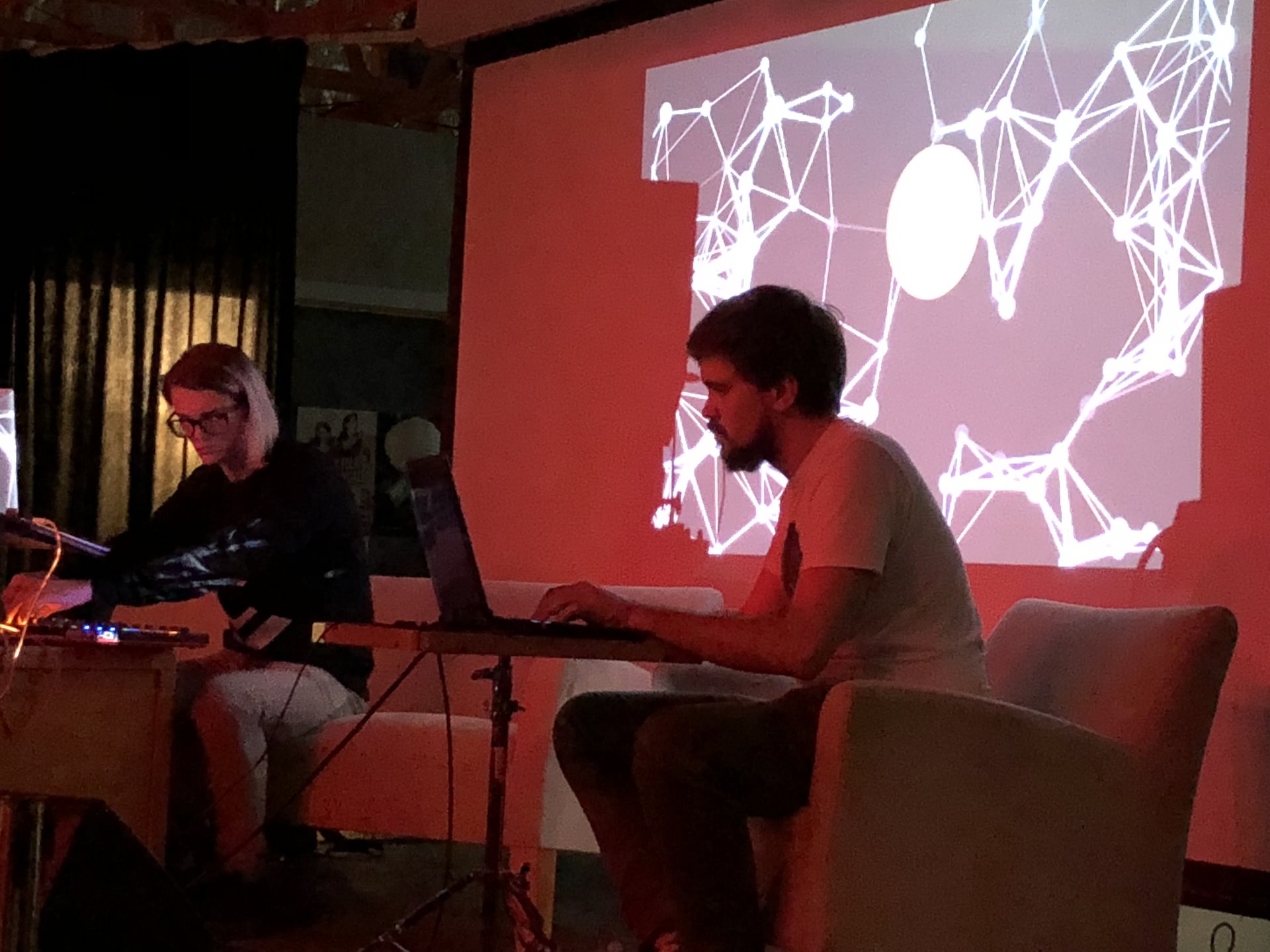 Livecoding gig: Curious Feast @ National Science Week