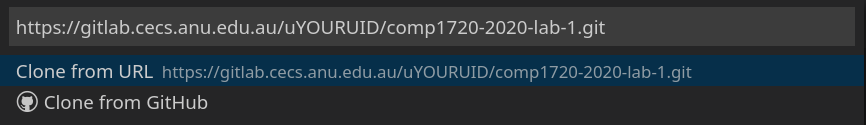 Don't click "Clone in GitHub"