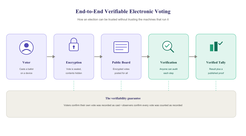 End-to-End Verifiable Electronic Voting
