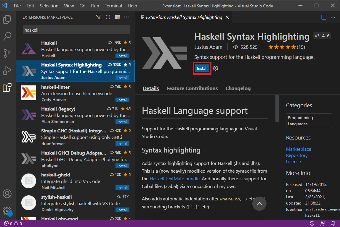 haskell-syntax-highlighting