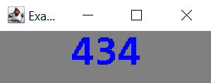 An image of the number 434 in blue font on gray background